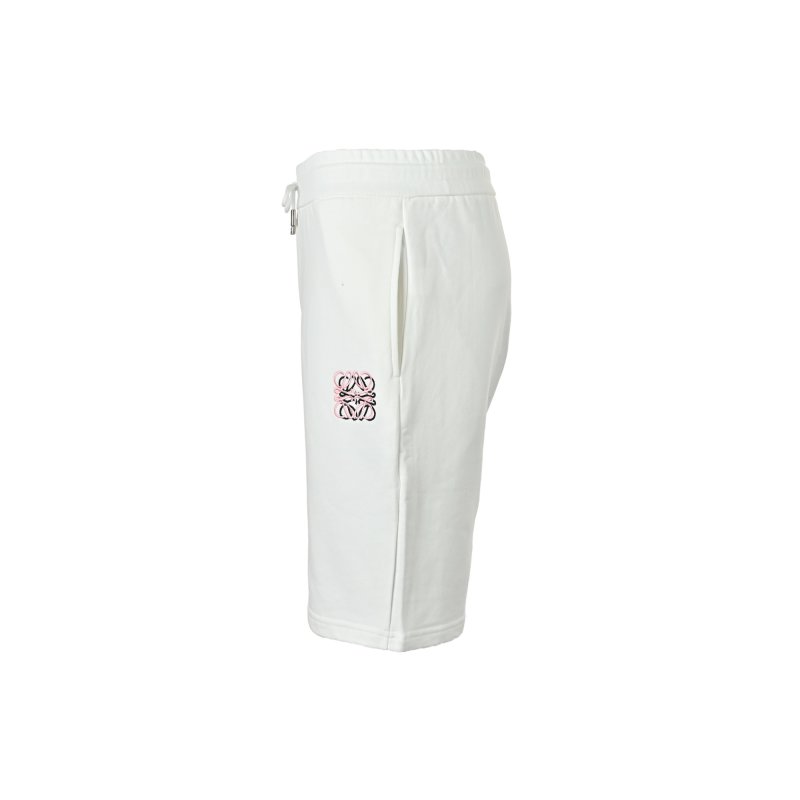 Loewe White Embroidered Shorts view