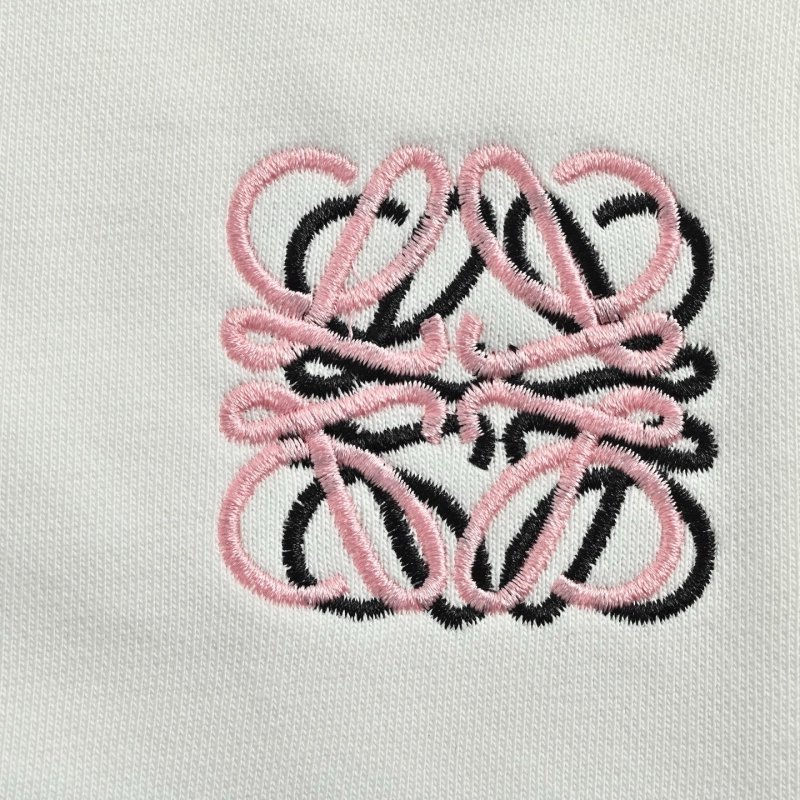 Loewe White Embroidered Shorts view