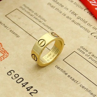 Cartier LOVE Ring Yellow Gold 18K Plated view 4