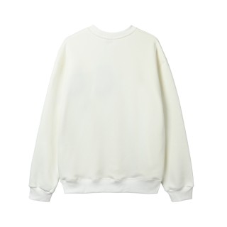 Alexander Wang 25FW Shadow Letter Crew Neck Sweatshirt White view 4