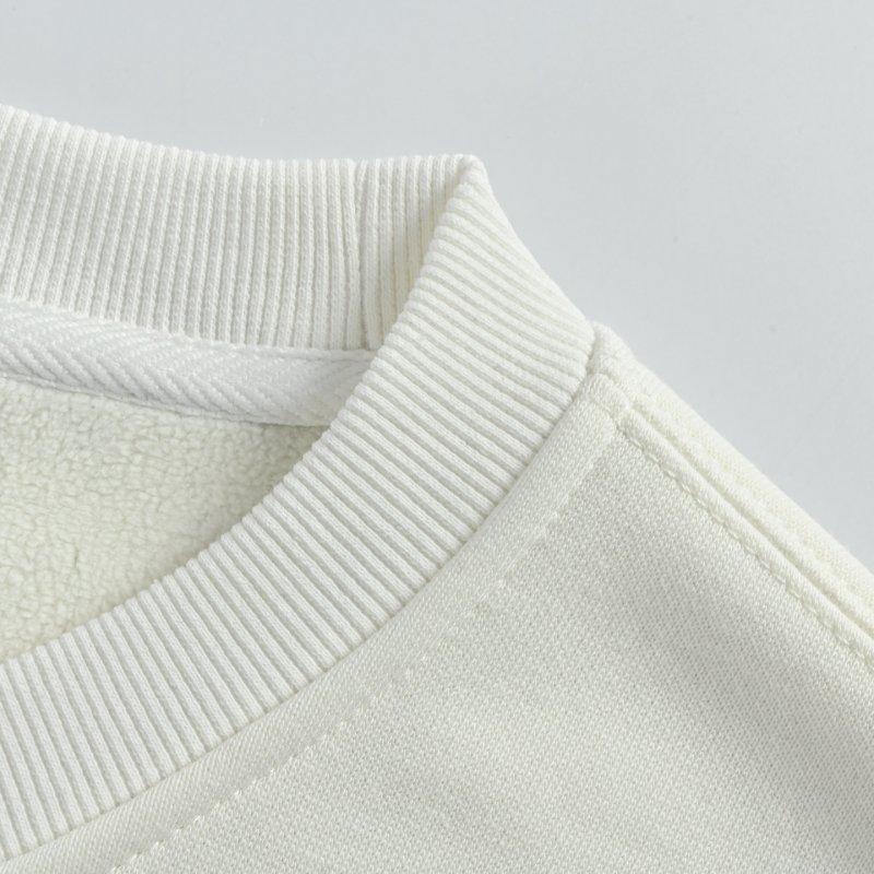 Alexander Wang 25FW Shadow Letter Crew Neck Sweatshirt White view