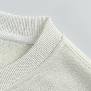 Alexander Wang 25FW Shadow Letter Crew Neck Sweatshirt White view 6
