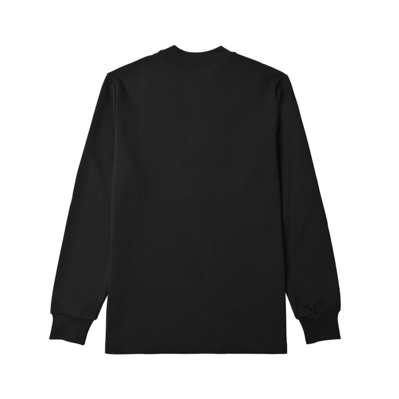 Prada Black Long Sleeve Triangle Logo T-Shirt view