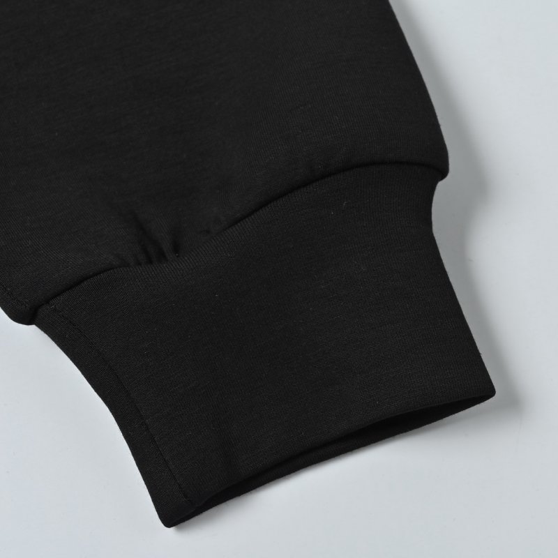 Prada Black Long Sleeve Triangle Logo T-Shirt view