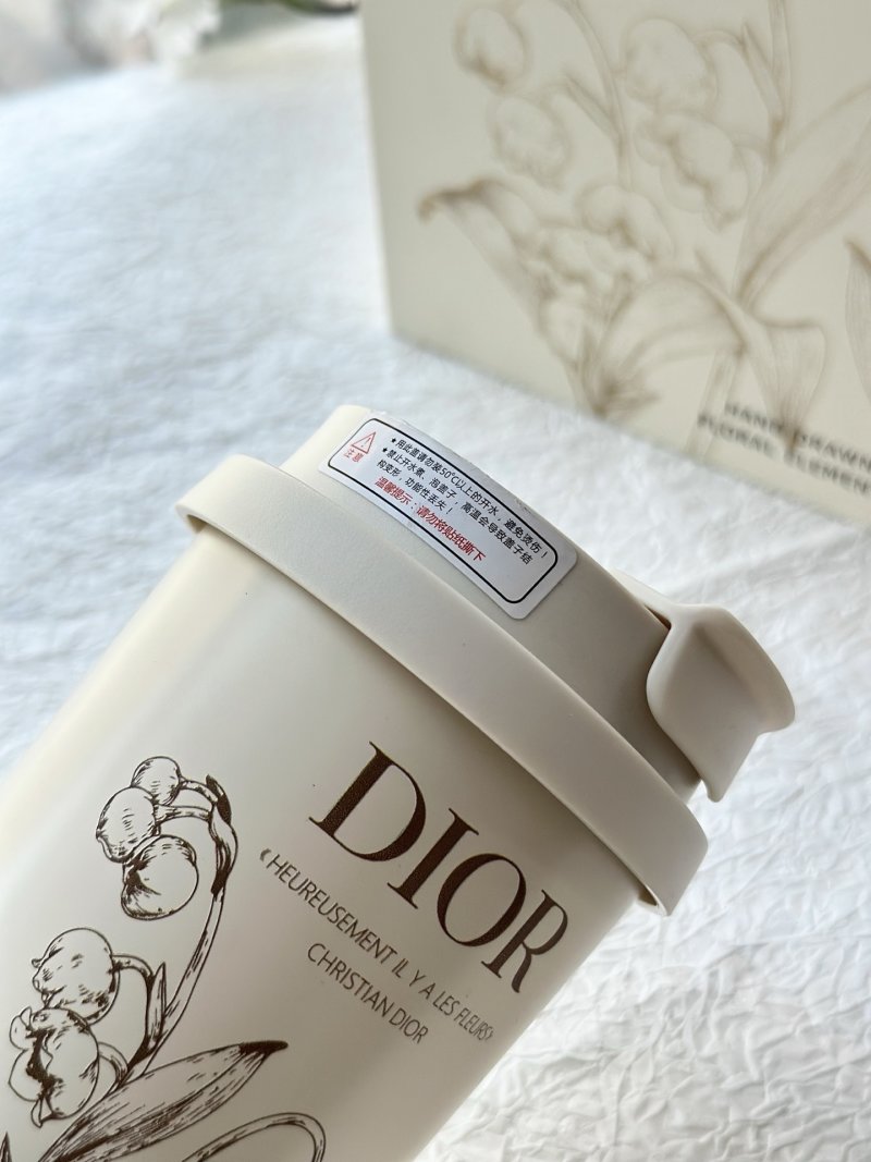 Dior Lily of the Valley Insulated Tumbler White view