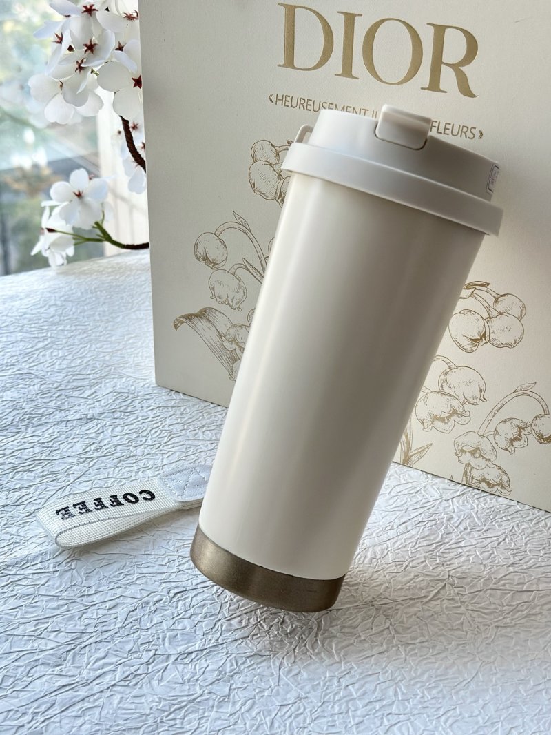 Dior Lily of the Valley Insulated Tumbler White view