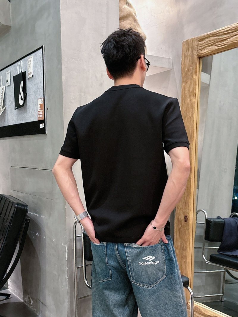 Loewe Anagram Black Short Sleeve T-Shirt view