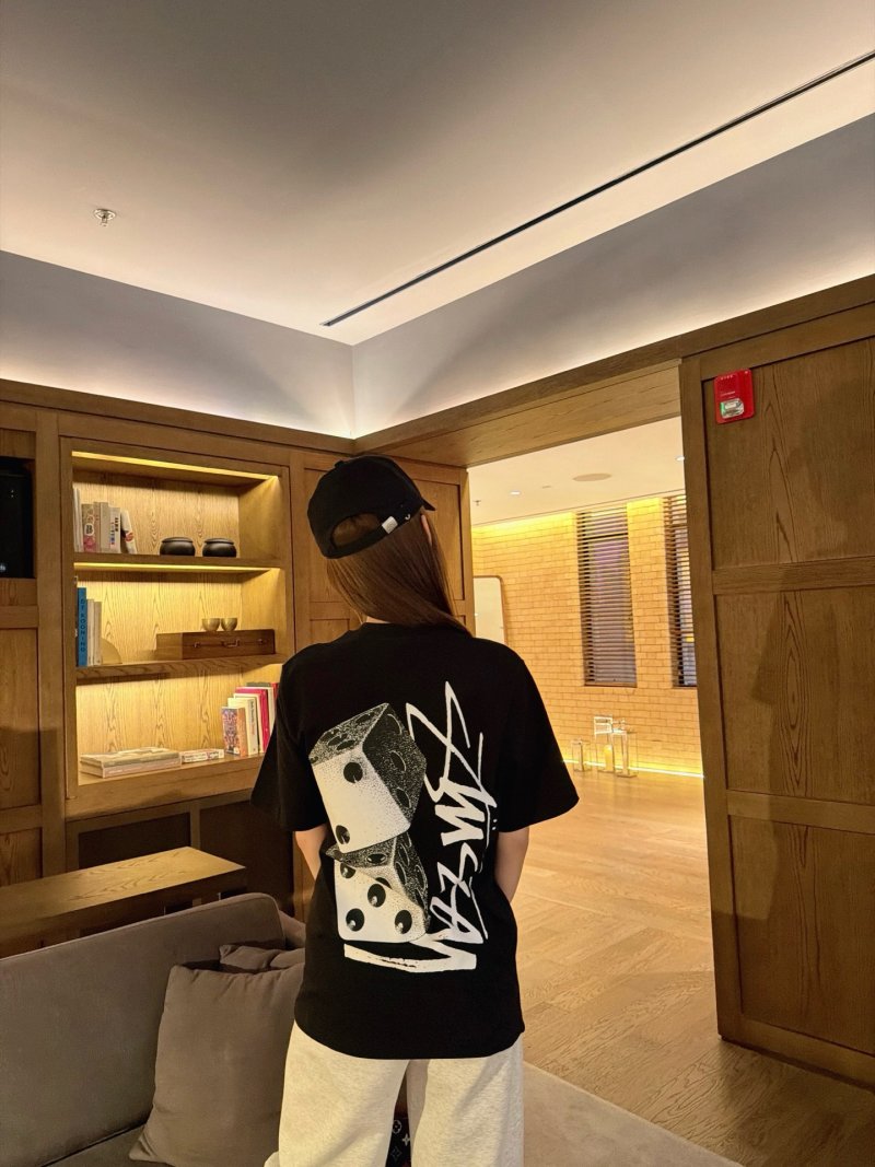 Black Graphic Print Short Sleeve T-Shirt view