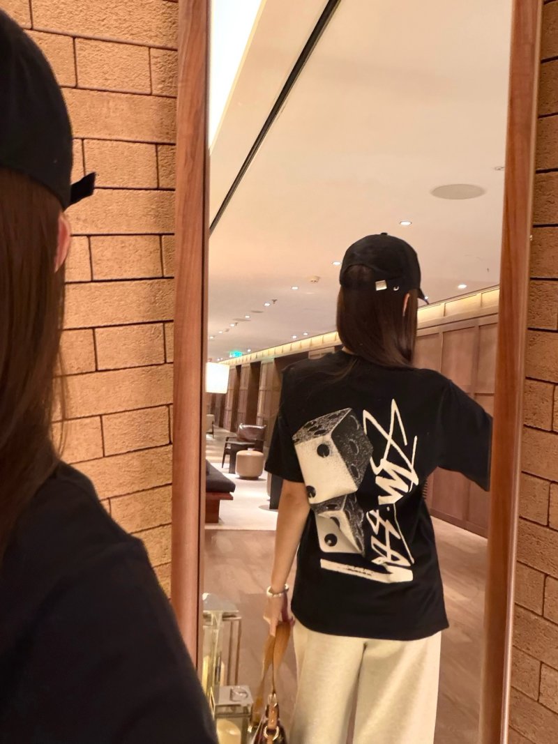 Black Graphic Print Short Sleeve T-Shirt view