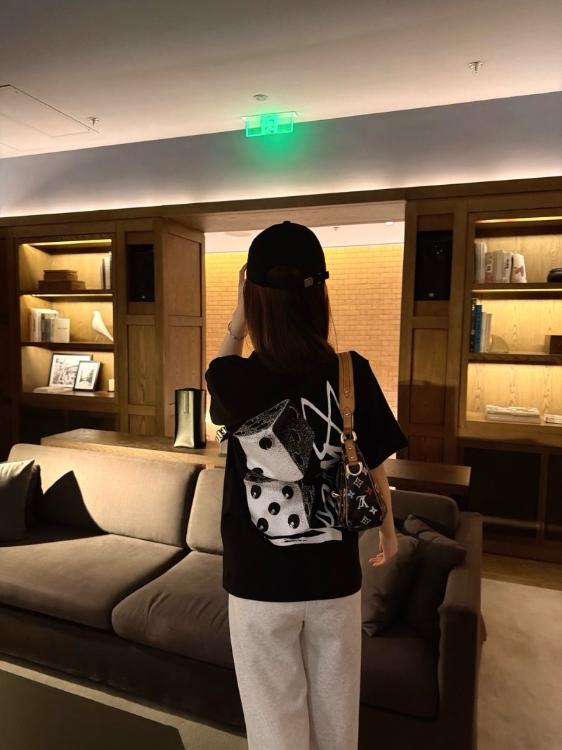 Black Graphic Print Short Sleeve T-Shirt view