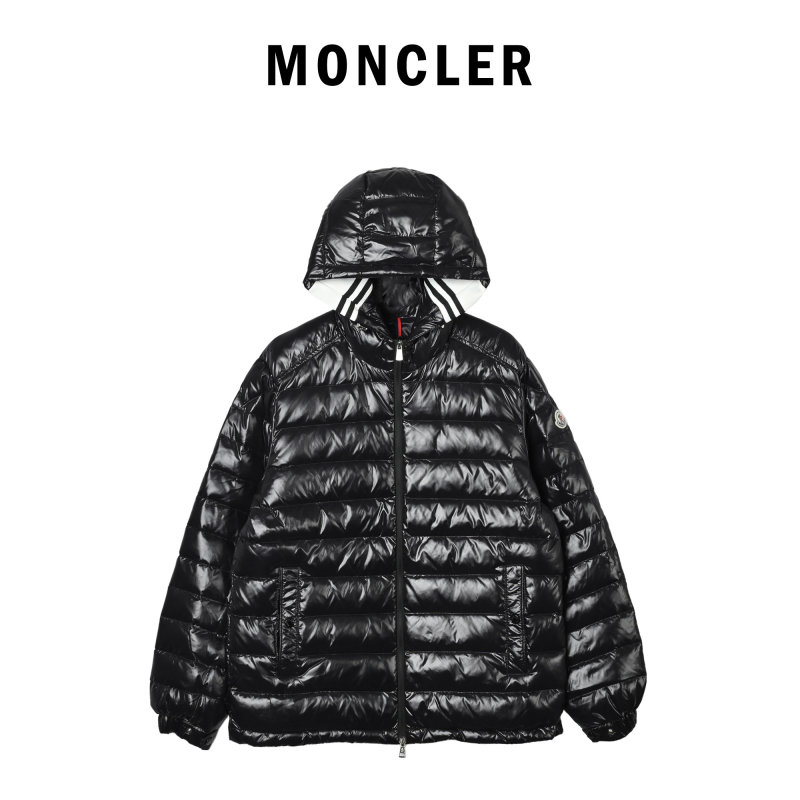 Moncler Black Quilted Down Jacket view