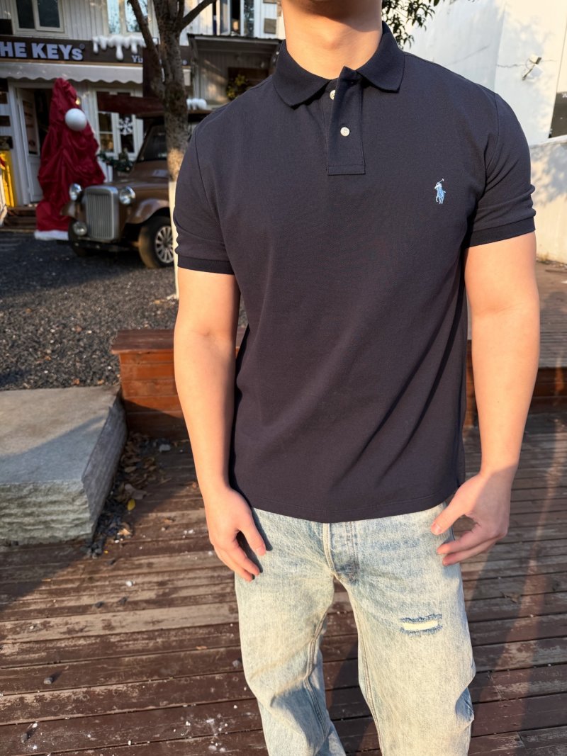 Ralph Lauren Black Short Sleeve Polo Shirt view