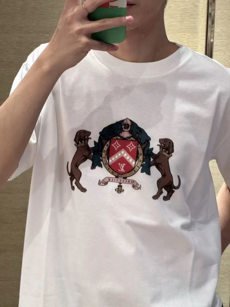 Louis Vuitton Crest Emblem White T-Shirt view
