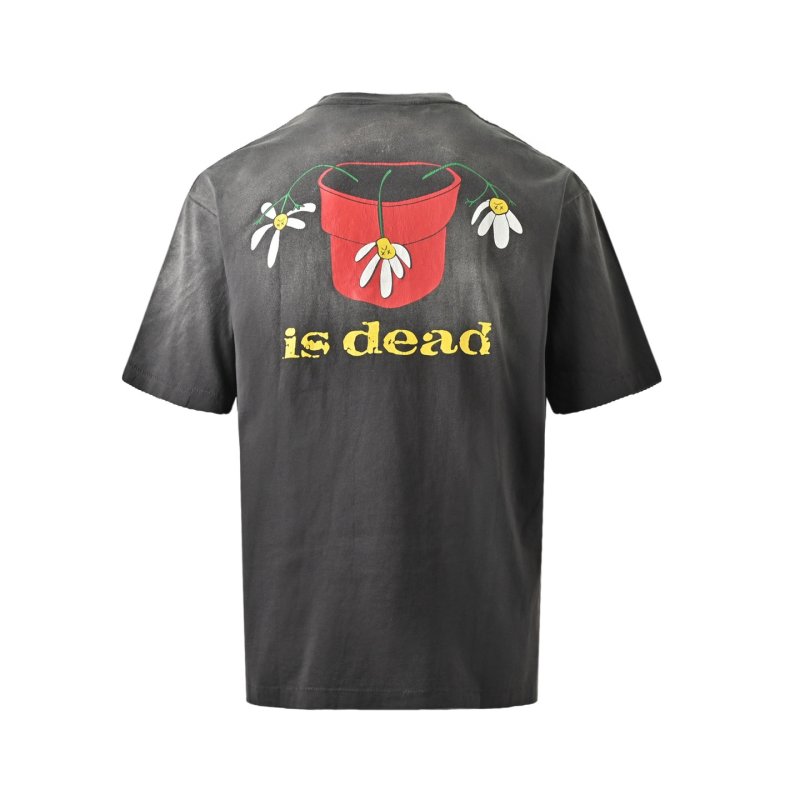 De La Soul Vintage Washed Graphic T-Shirt - Faded Black view