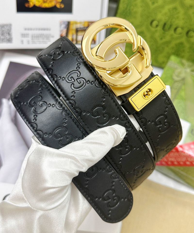 Gucci GG Marmont Black Leather Automatic Buckle Belt view