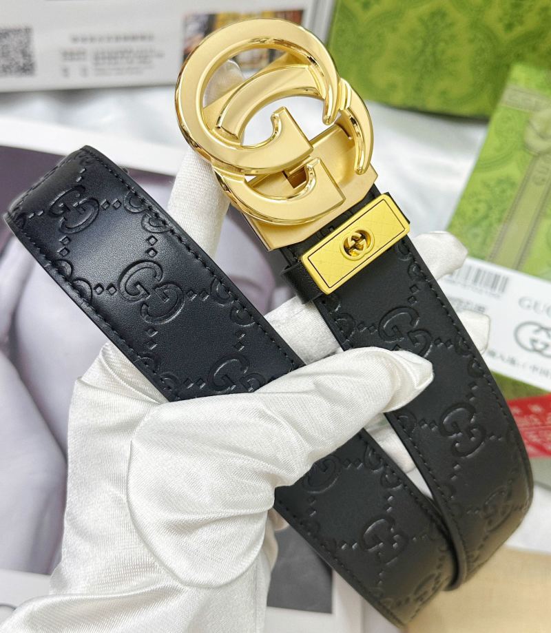 Gucci GG Marmont Black Leather Automatic Buckle Belt view