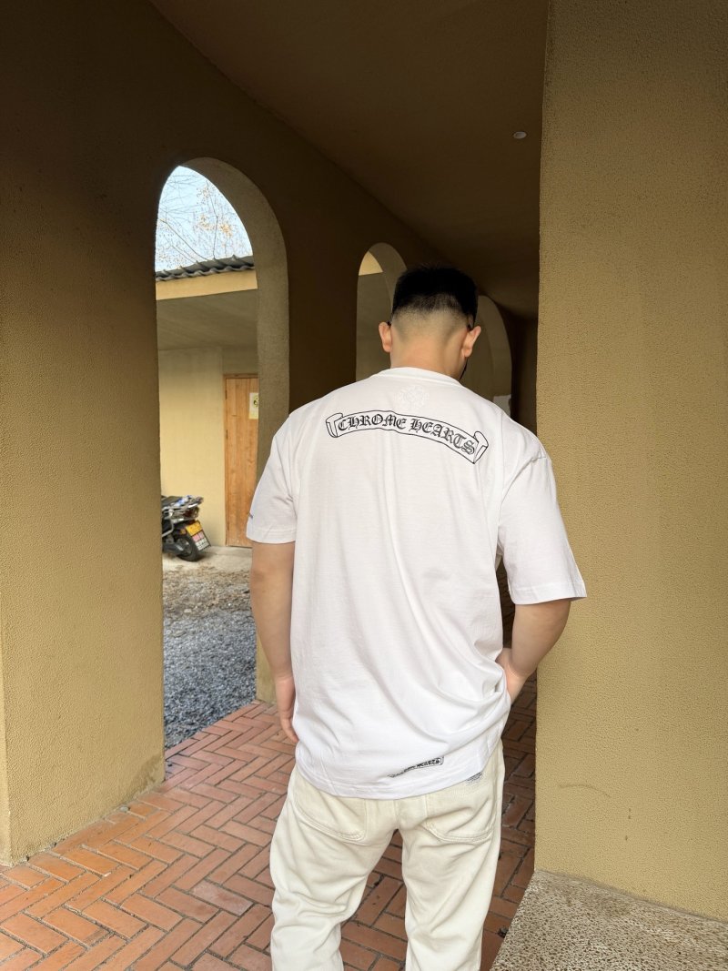 Chrome Hearts White Short Sleeve T-Shirt