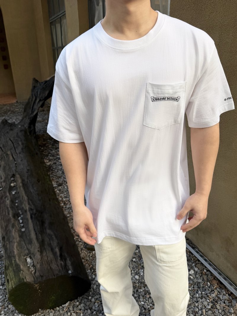 Chrome Hearts White Short Sleeve T-Shirt view