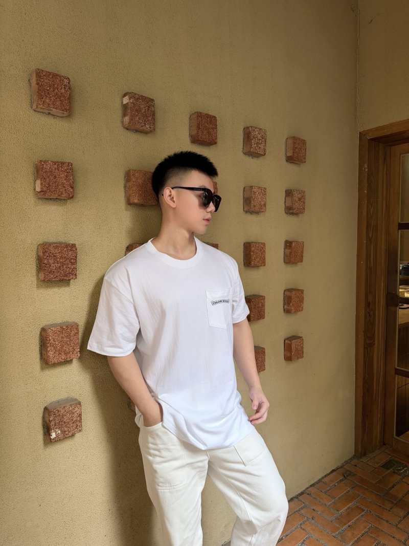 Chrome Hearts White Short Sleeve T-Shirt view