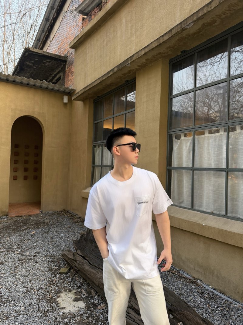 Chrome Hearts White Short Sleeve T-Shirt view