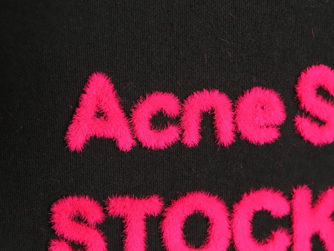 Black Cropped T-Shirt with Pink Graphic Print view