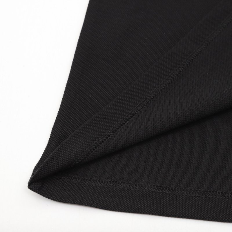 Burberry Black Polo Shirt with White Trim view