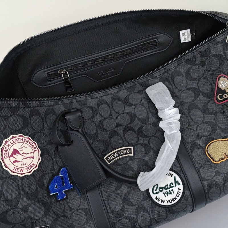Coach Monogram Travel Bag Black view