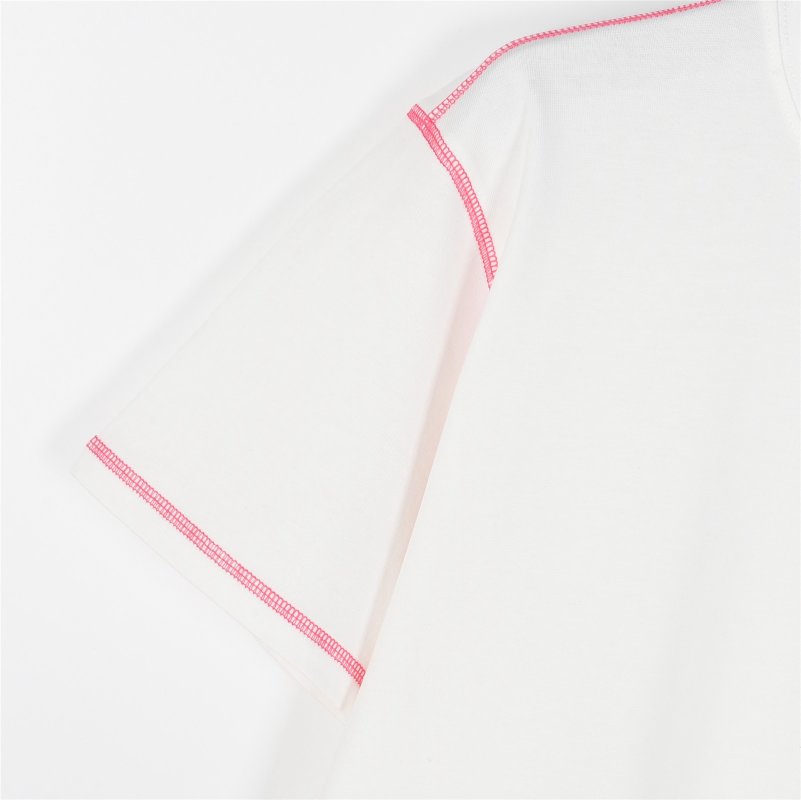 Essentials White Short Sleeve T-Shirt with Embroidered Logo view
