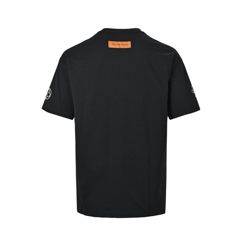 Louis Vuitton Black Short Sleeve Logo T-Shirt view