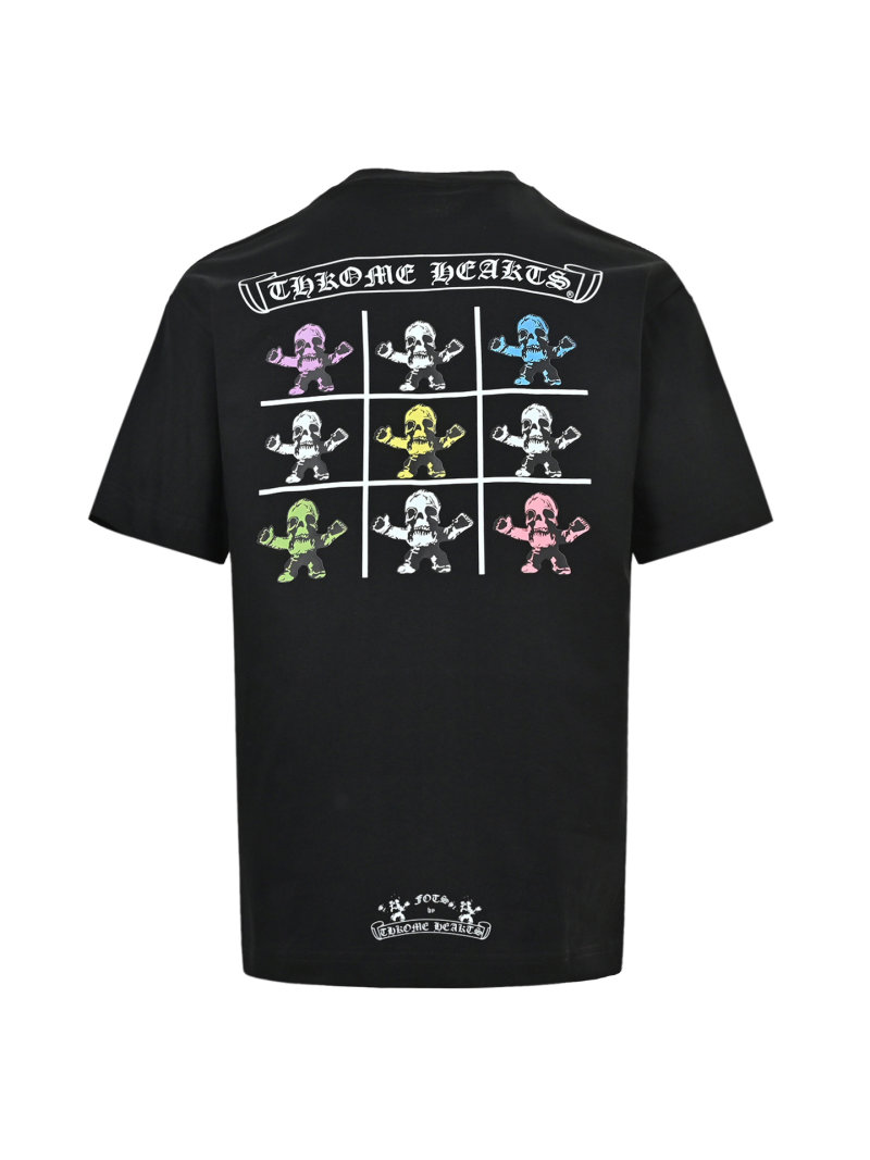 Black Graphic Print Short Sleeve T-Shirt view