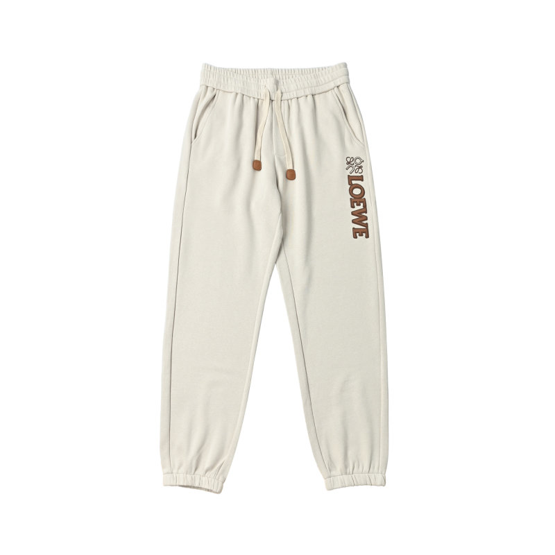 Loewe Cream Logo Zip Hoodie Tracksuit Set view