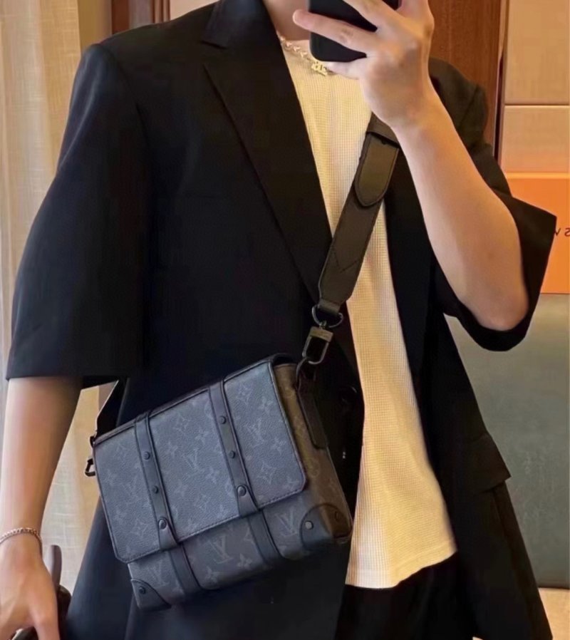 Louis Vuitton Monogram Canvas Black Clutch Bag view
