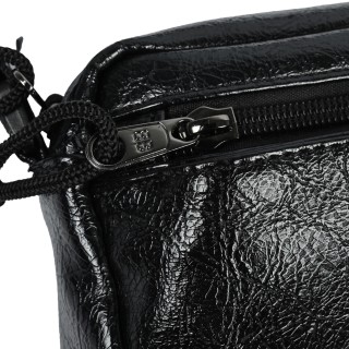 Balenciaga x Lamborghini Black Oil Wax Leather Crossbody Bag view 8