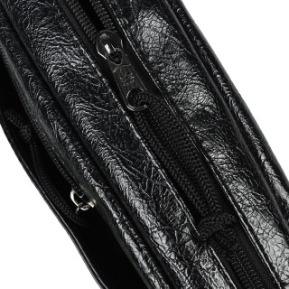 Balenciaga x Lamborghini Black Oil Wax Leather Crossbody Bag view 10