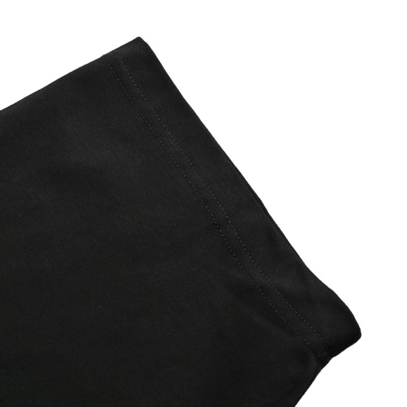 Black Graphic Print Short Sleeve T-Shirt with Streetwear Design view