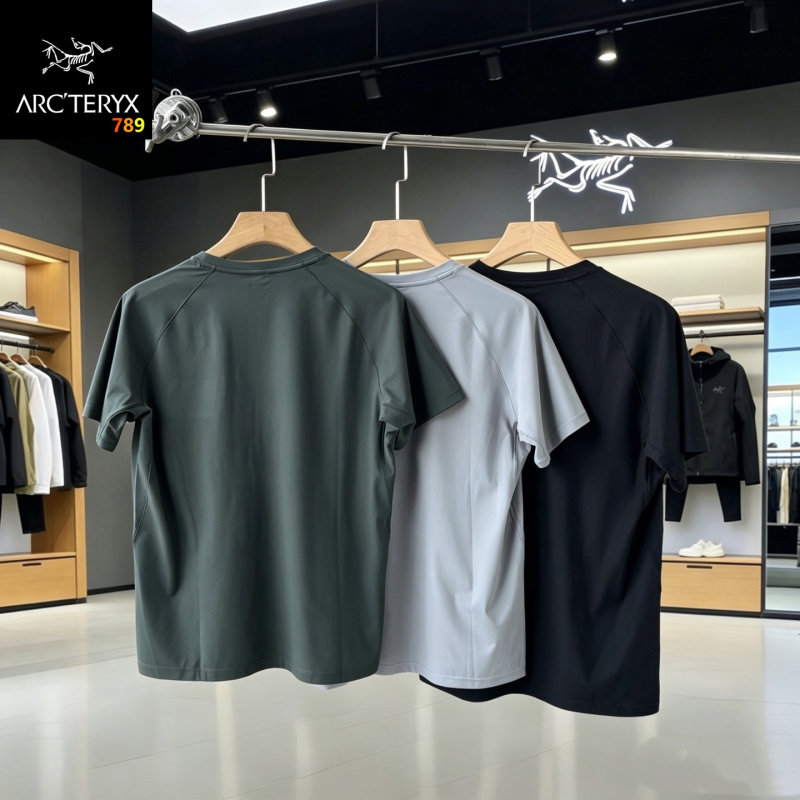 Arc'teryx Quick-Dry Short Sleeve T-Shirt Slate Grey view