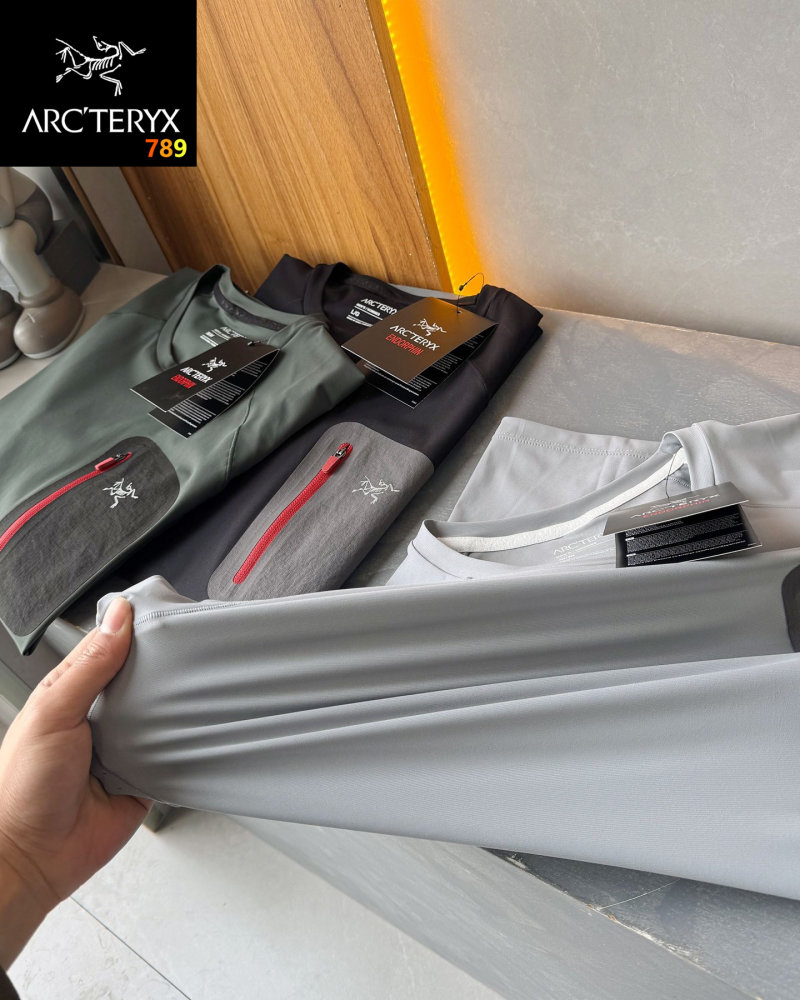 Arc'teryx Quick-Dry Short Sleeve T-Shirt Slate Grey view