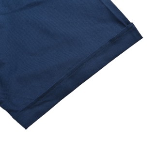 Navy Blue Short Sleeve Button-Up Shirt view 13