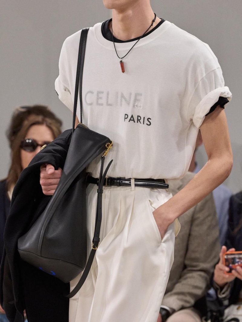 Celine Paris Cream Short Sleeve T-Shirt