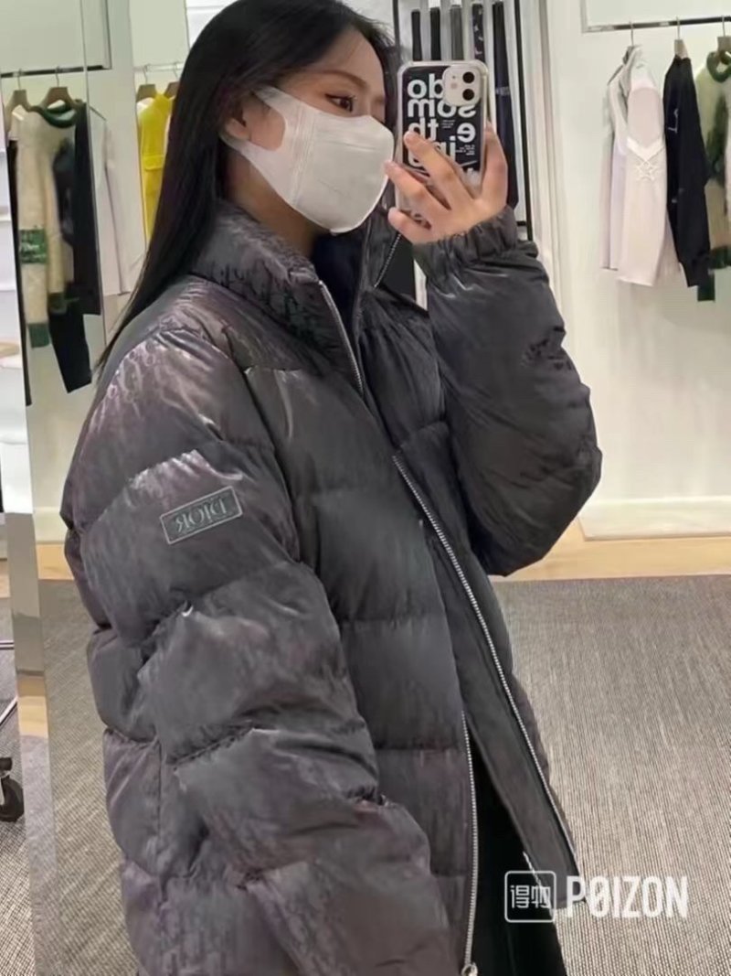 Black Oversized Puffer Down Jacket