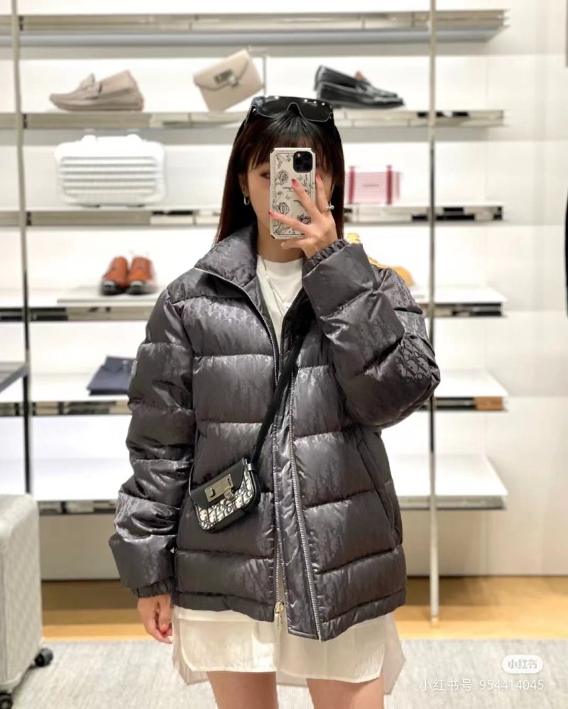 Black Oversized Puffer Down Jacket view