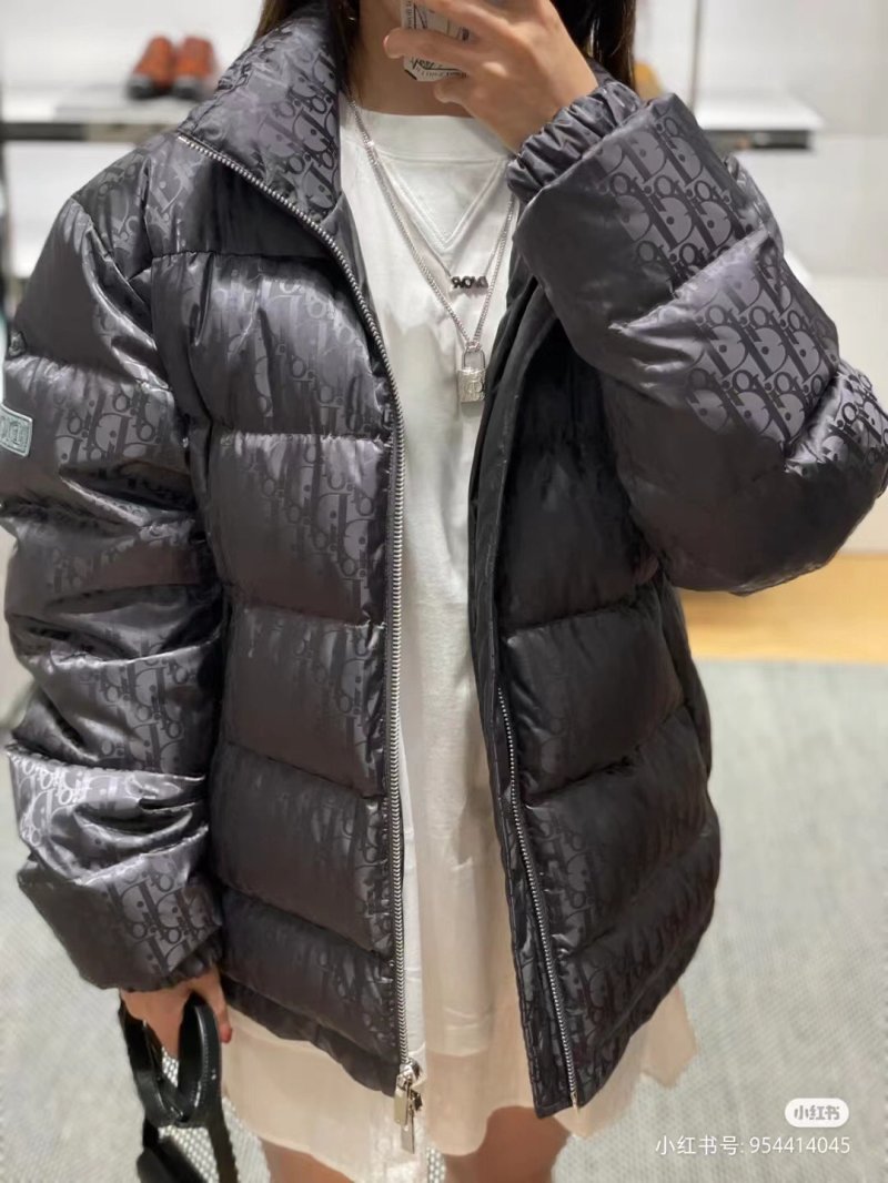 Black Oversized Puffer Down Jacket view