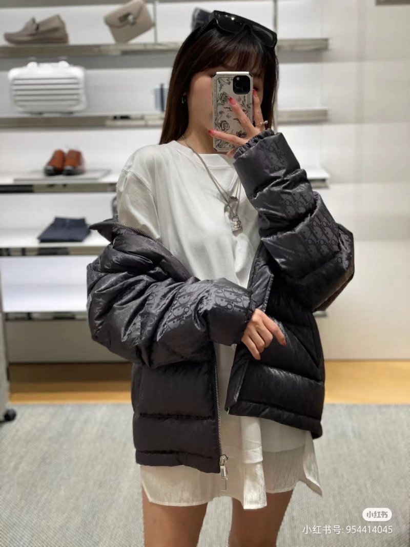 Black Oversized Puffer Down Jacket view