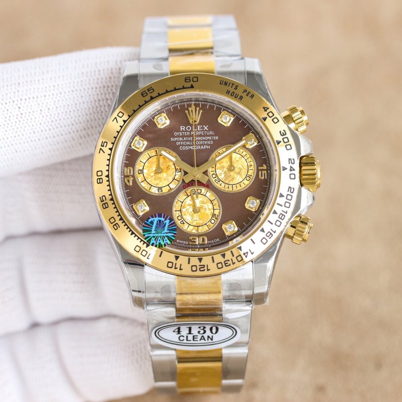 Rolex Daytona Chocolate Dial Chronograph 1:1 Replica view