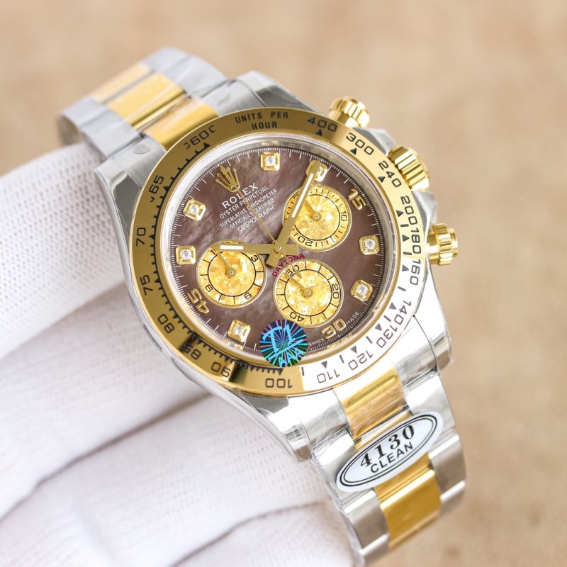 Rolex Daytona Chocolate Dial Chronograph 1:1 Replica view
