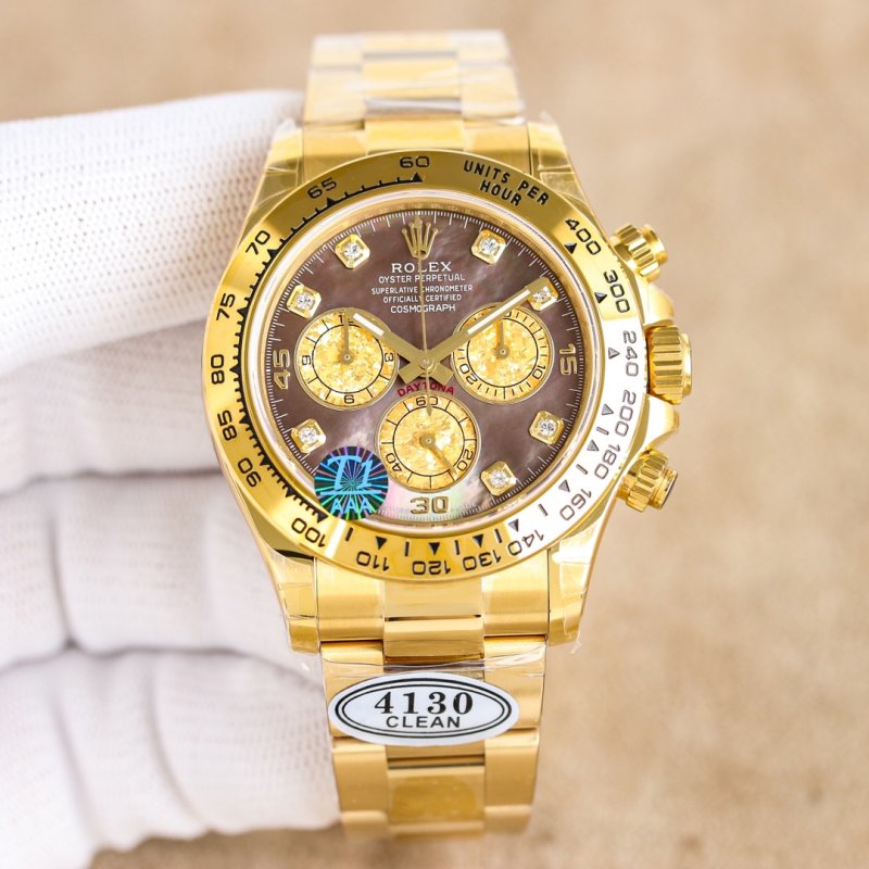 Rolex Daytona Chocolate Dial Chronograph 1:1 Replica view