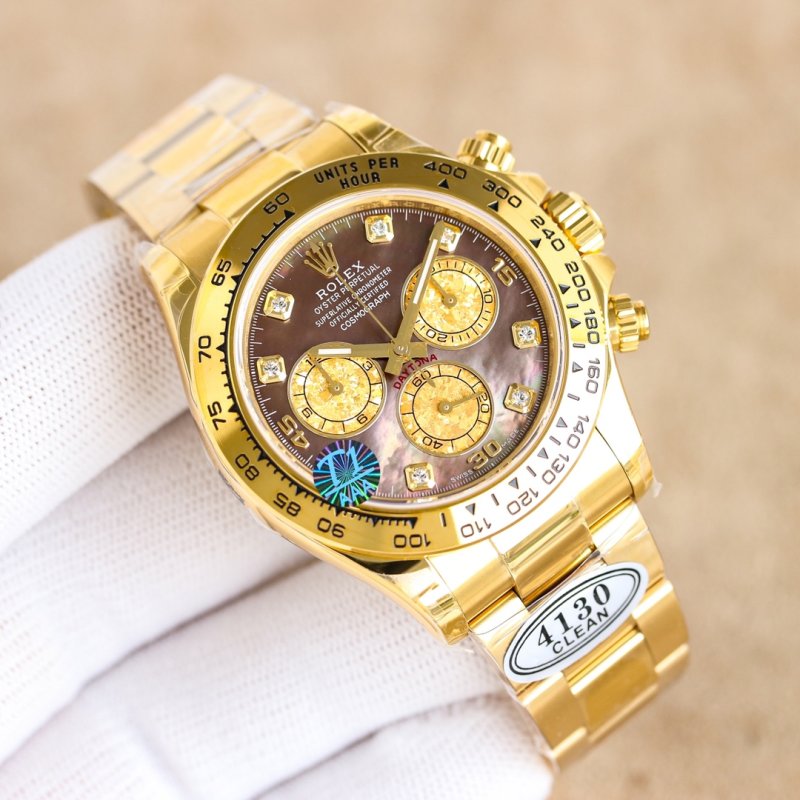 Rolex Daytona Chocolate Dial Chronograph 1:1 Replica view