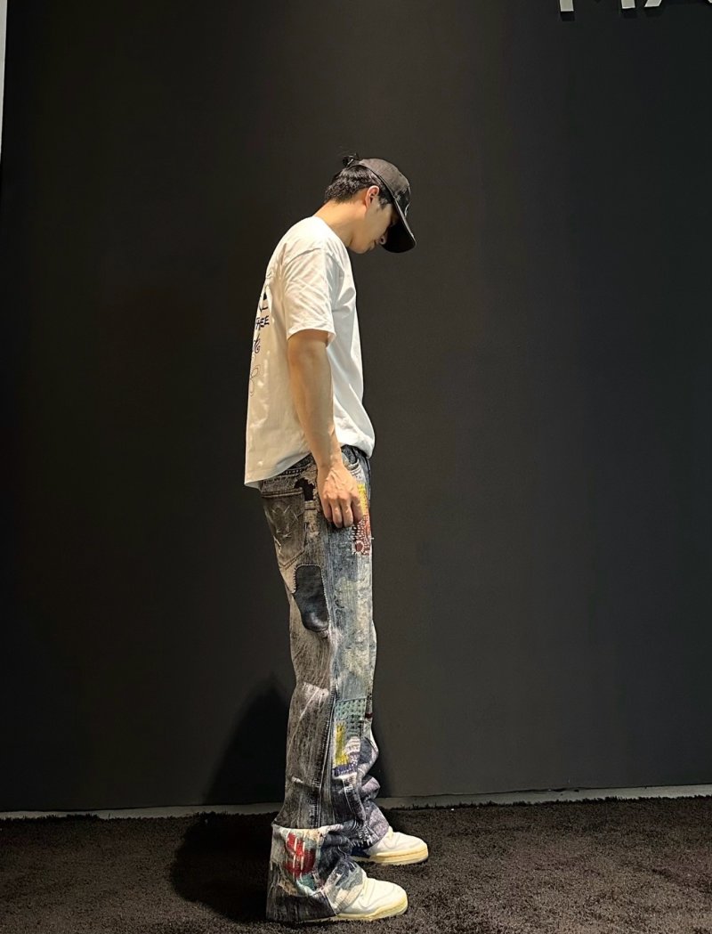 Stüssy Logo Short Sleeve T-Shirt Cream view