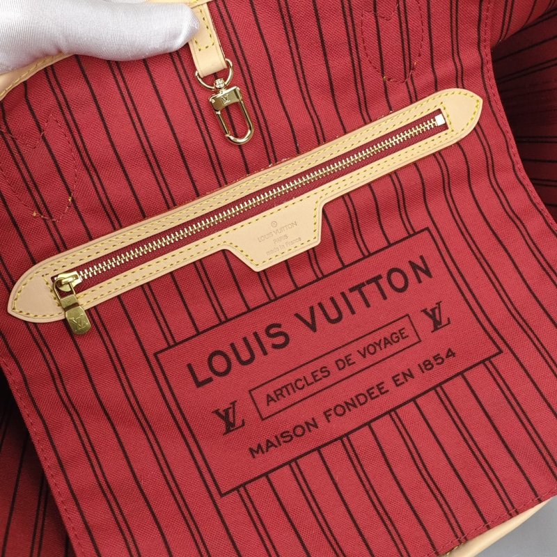 Louis Vuitton Neverfull Monogram Canvas Tote with Detachable Pouch view