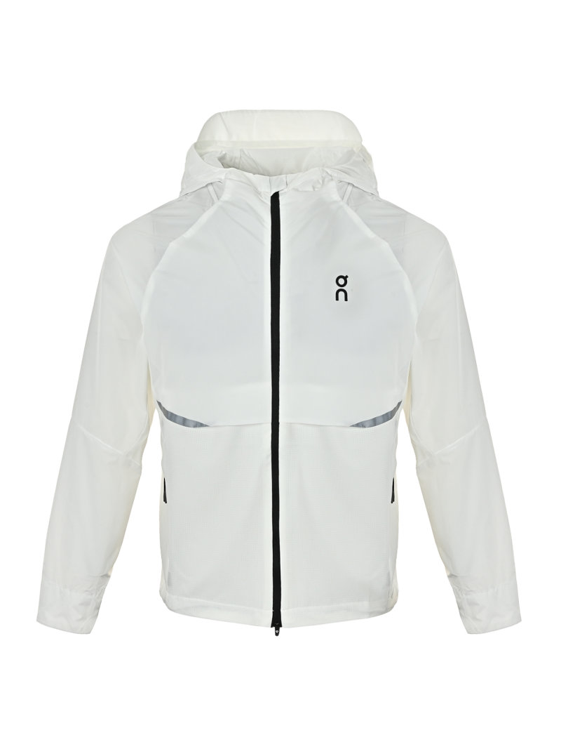 On White Lightweight Running Jacket view